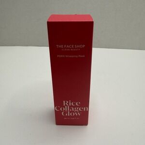 The Face Shop Rice Collagen Glow PDRN Wrapping Mask 70ml 2.3oz K-Beauty NEW